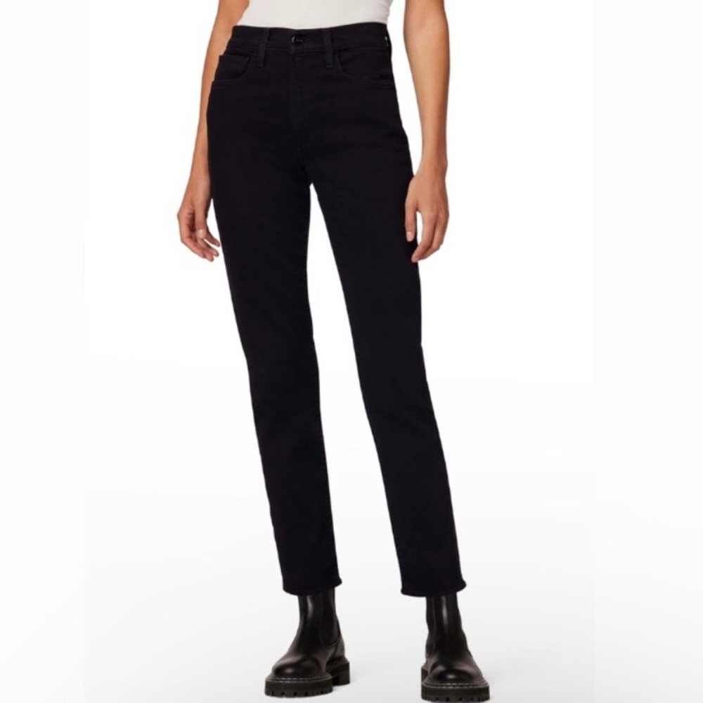 Joes Straight Leg Ankle Jeans Black Mid Rise Size 29